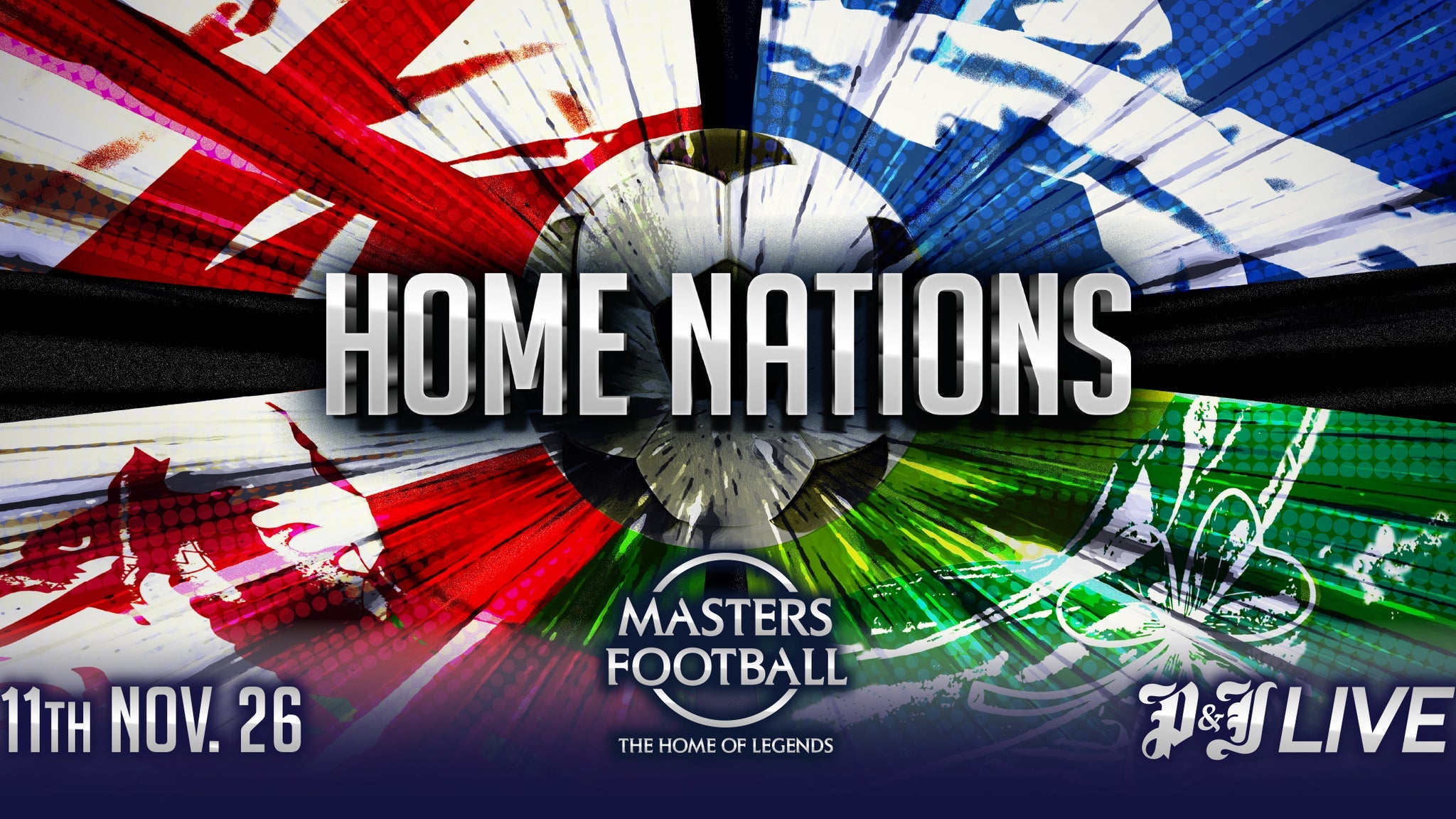 Masters Football Home Nations - Venue Premium Tickets