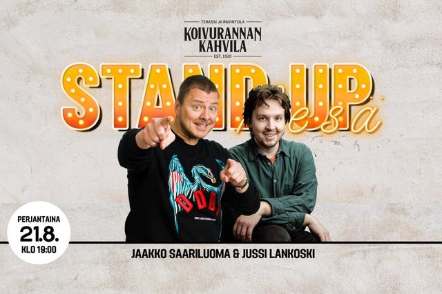 Jaakko Saariluoma & Jussi Lankoski -Stand up show