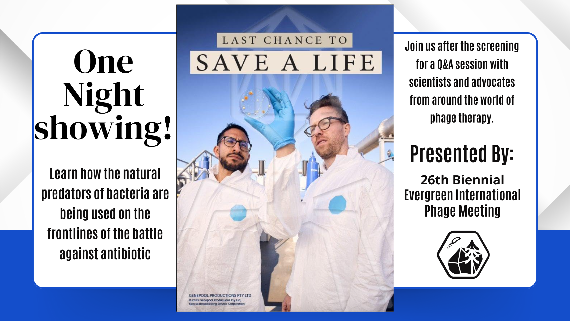 Phage Conference: Last Chance to Save a Life