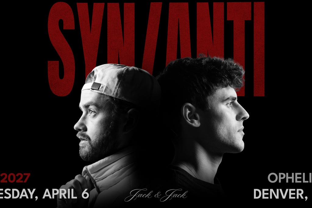 Jack & Jack at Ophelia's Electric Soapbox in Denver on Tuesday, April 6, 2027
