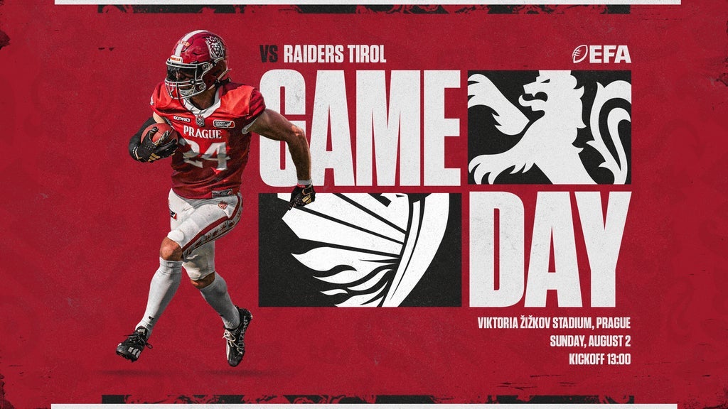 Prague Lions vs Tirol Raiders – American Football & Fan Zone Game Day