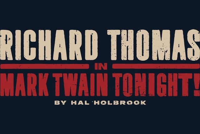Mark Twain Tonight! A Special One-night Only Performance