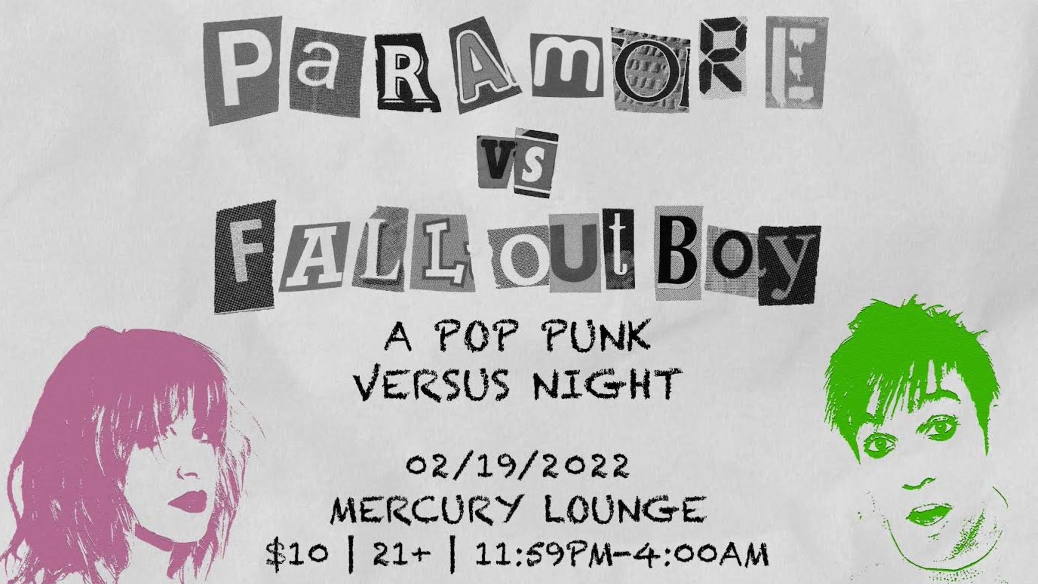 Fall Out Boy vs. Paramore -- A Pop Punk Versus Dance Party in New York promo photo for Citi Cardmember presale offer code