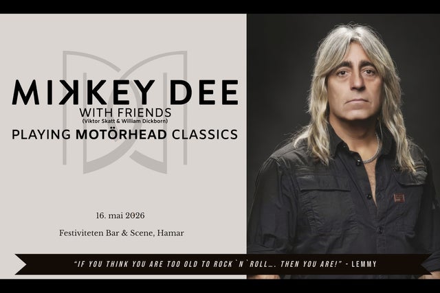 Presales to mikkey dee: members use these when buying pre-sale tickets