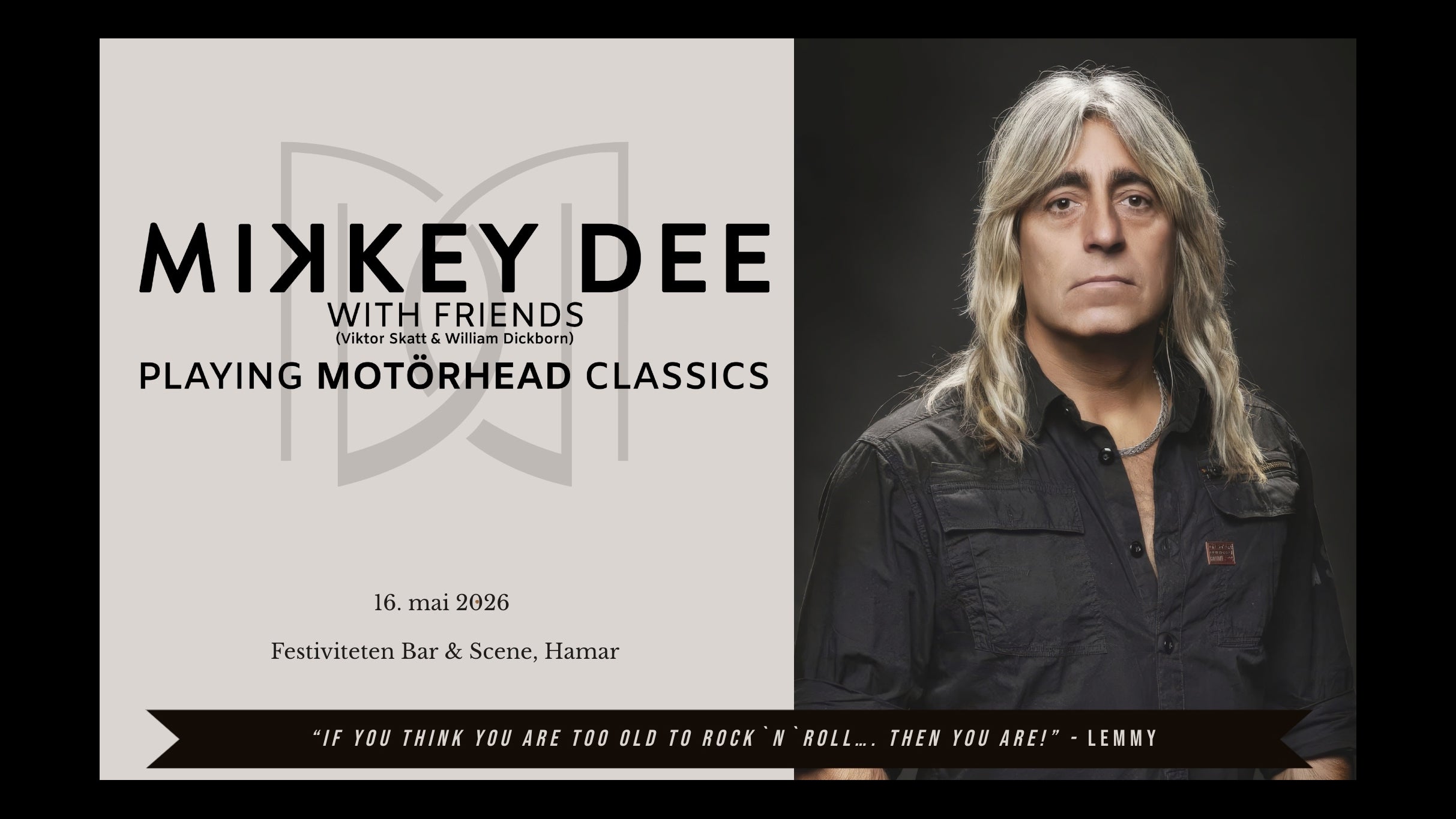 Mikkey Dee with friends