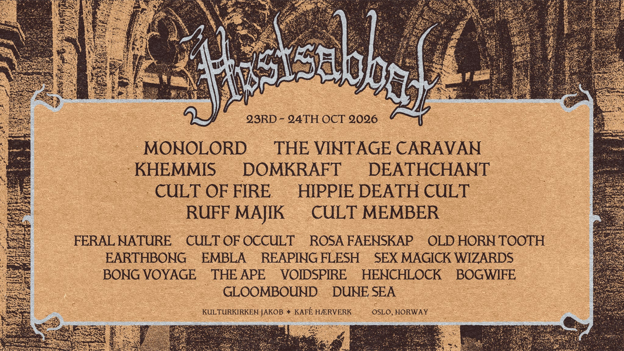 HØSTSABBAT 2026 (FRIDAY)