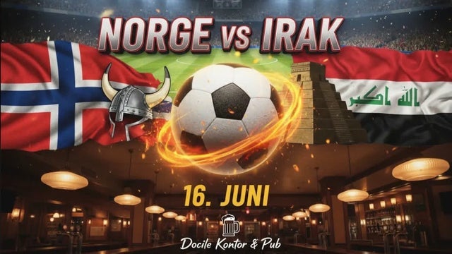 Norge vs Irak på Docile
