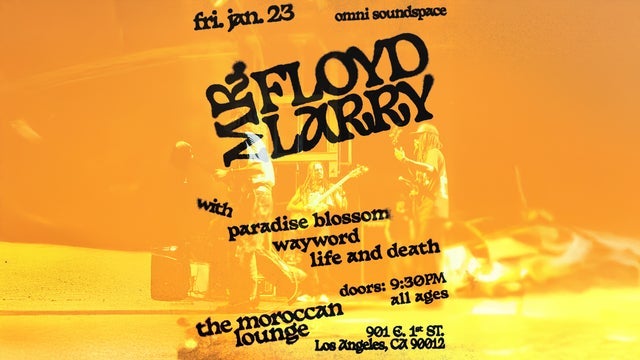 Mr Floyd Larry with Paradise Blossom, Wayword & Life and Death