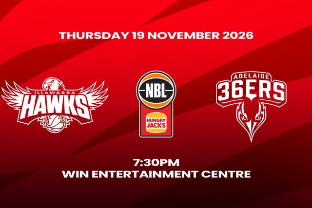 Presales to 2026 27 hungry jacks nbl season illawarra hawks v adelaide 36ers: members use these when buying pre-sale tickets