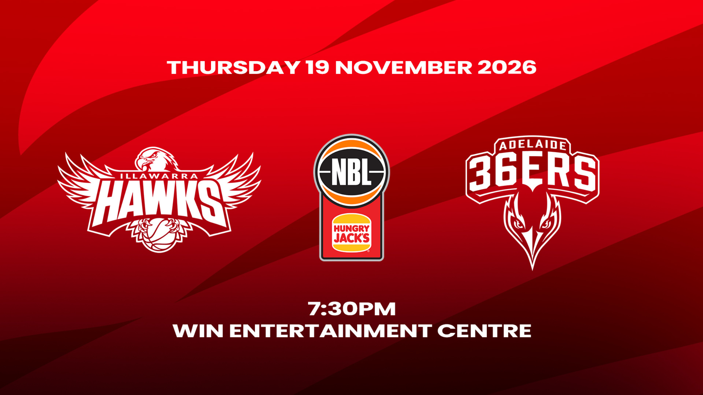 2026-27 Hungry Jacks NBL Season - Illawarra Hawks v ADELAIDE 36ERS