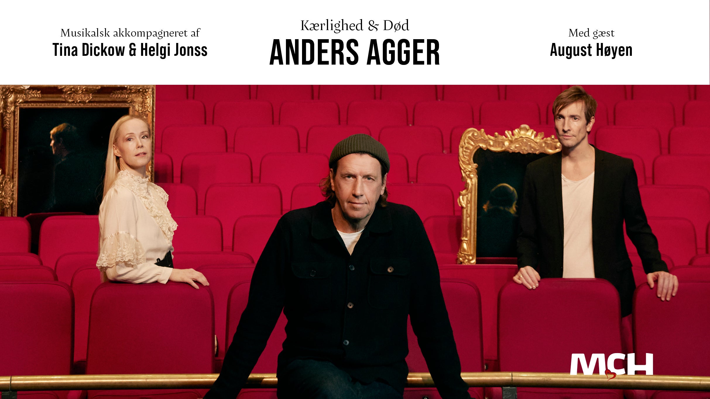 Anders Agger akkompagneret af Tina Dickow og Helgi Jonsson