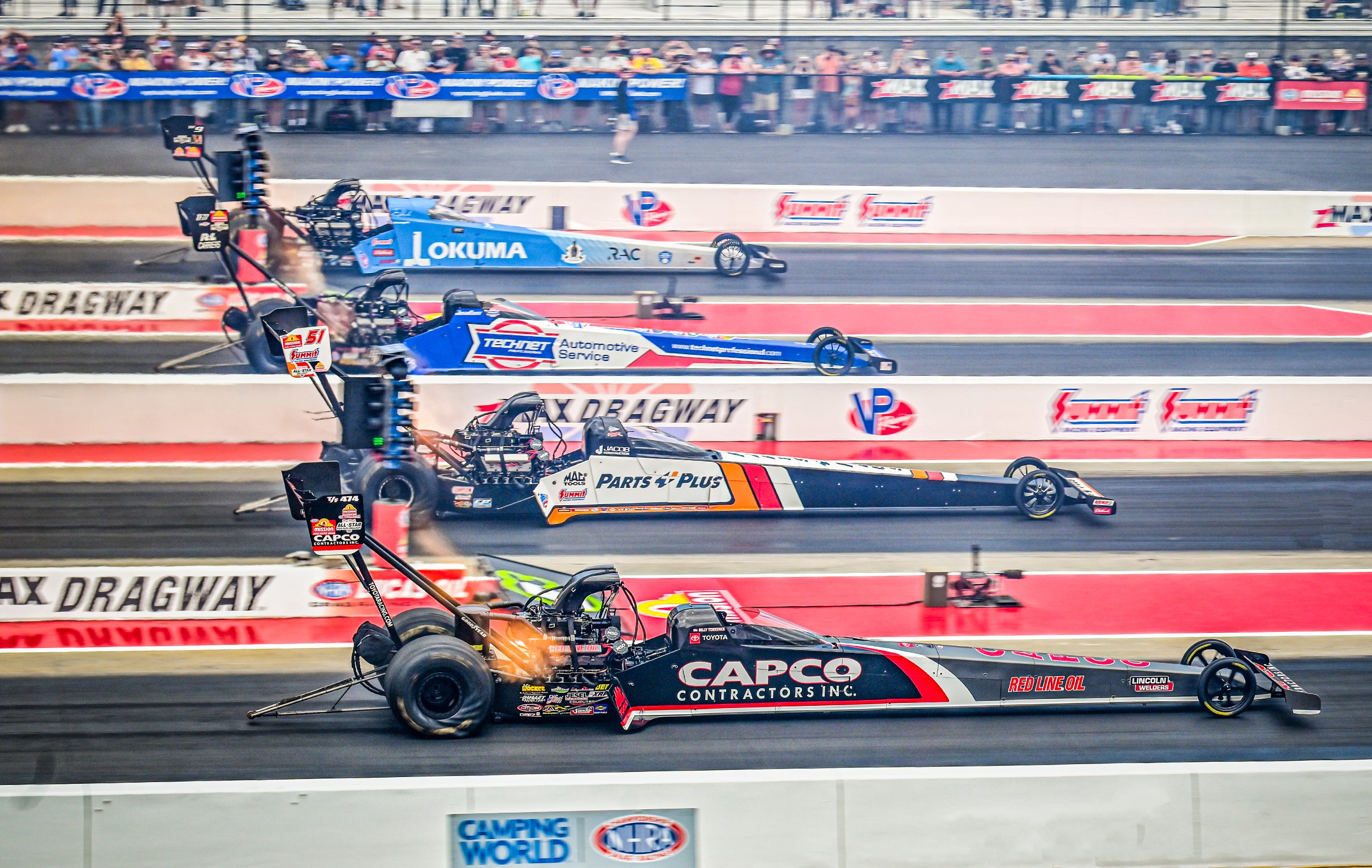 NHRA Four Wide Nationals – Saturday at Charlotte Motor Speedway – Concord, NC