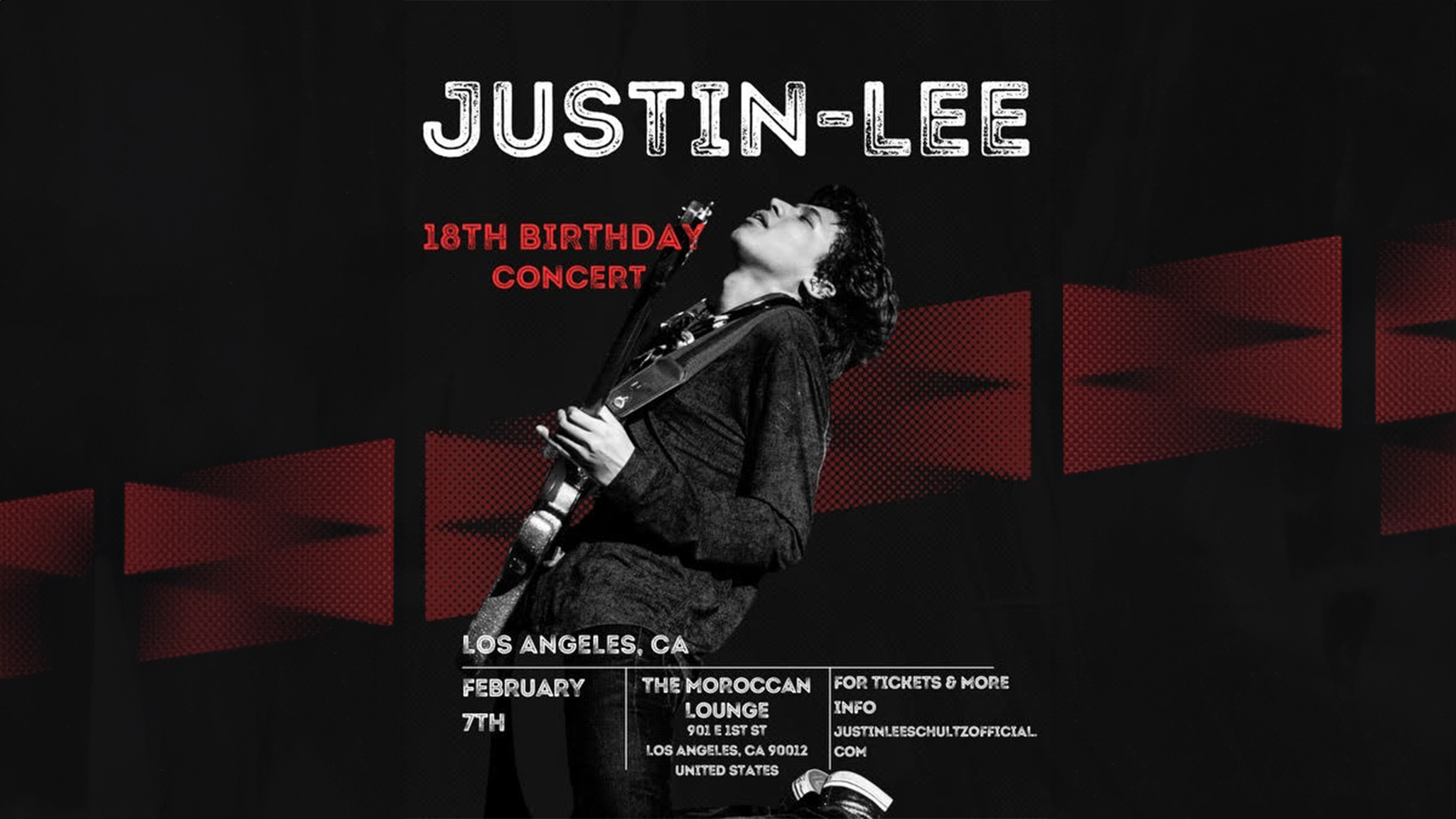 Justin Lee Schultz at The Moroccan Lounge – Los Angeles, CA