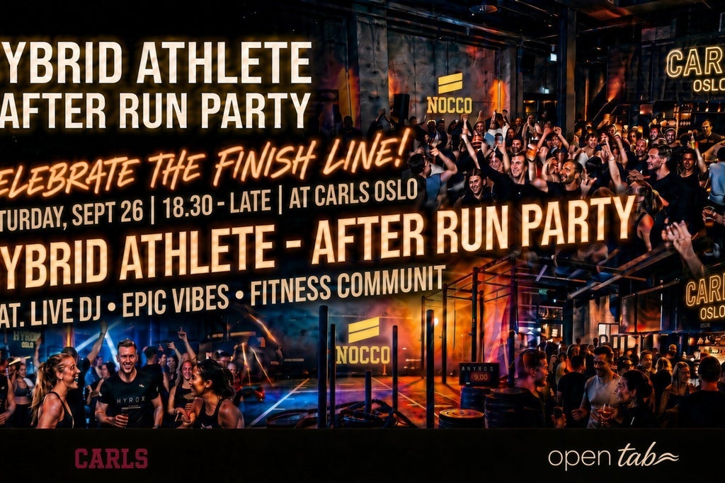 Hybrid Athlete - After run party @ CARLS