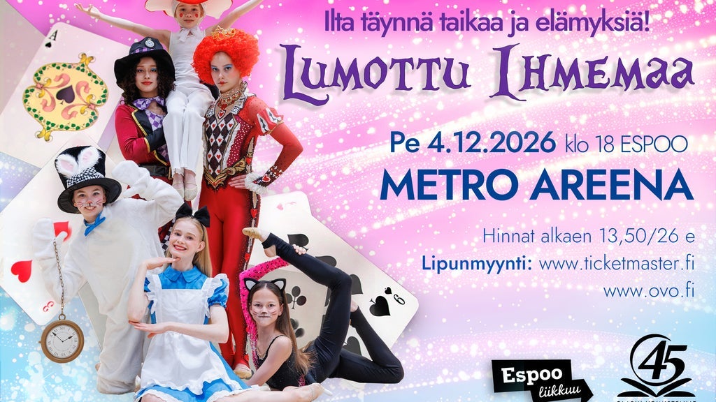 Lumottu Ihmemaa - Olarin Voimistelijoiden 45v juhlanäytös