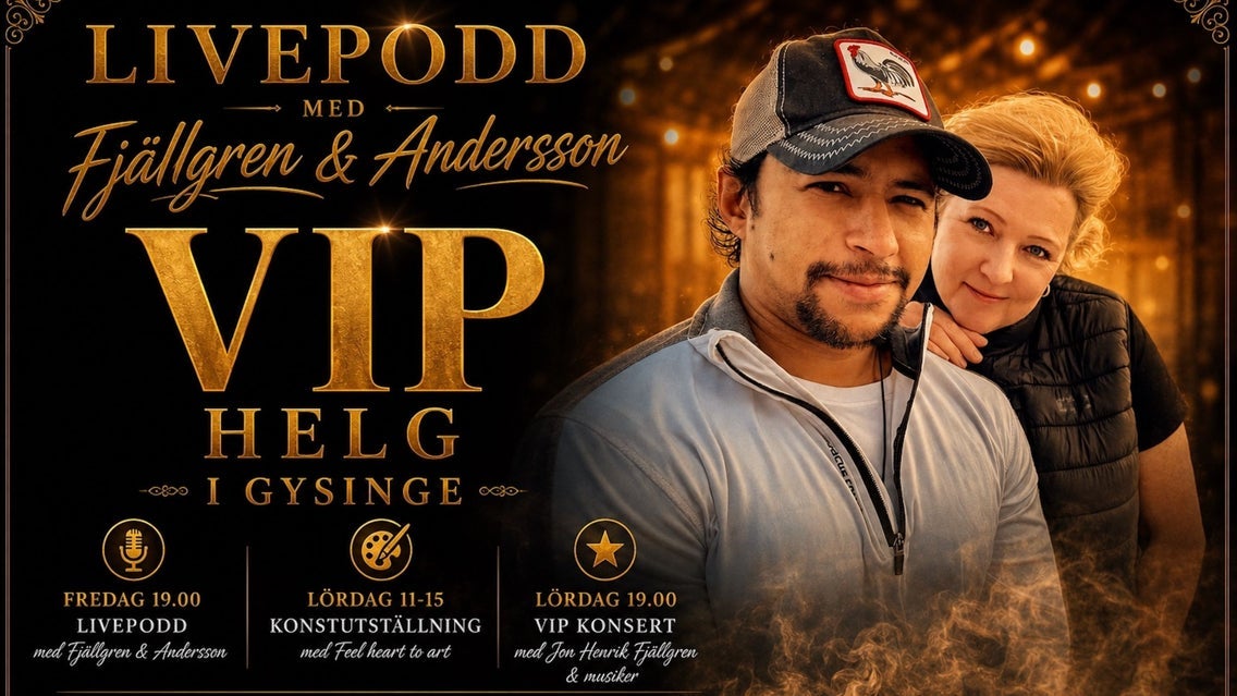 LIVEPODD med Fjällgren & Andersson event image