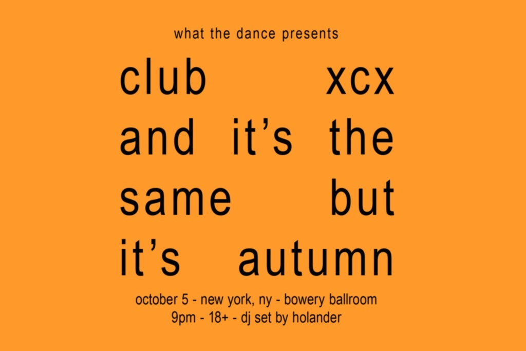 CLUB XCX: A Bratty Dance Party