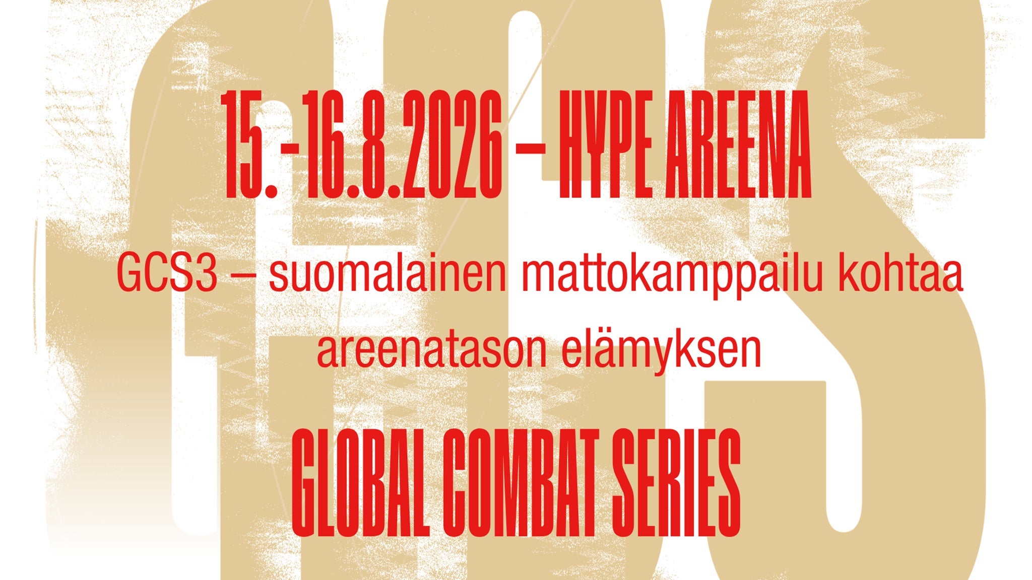GCS 3: HYPE Championship Series
 - Lasten turnaus