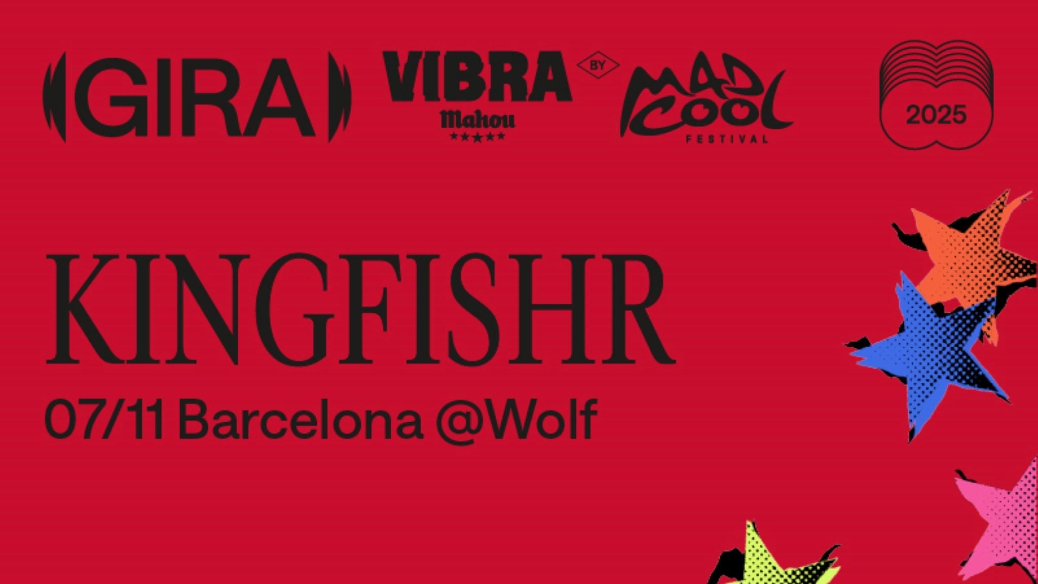  Kingfishr | Gira Vibra Mahou By Mad Cool