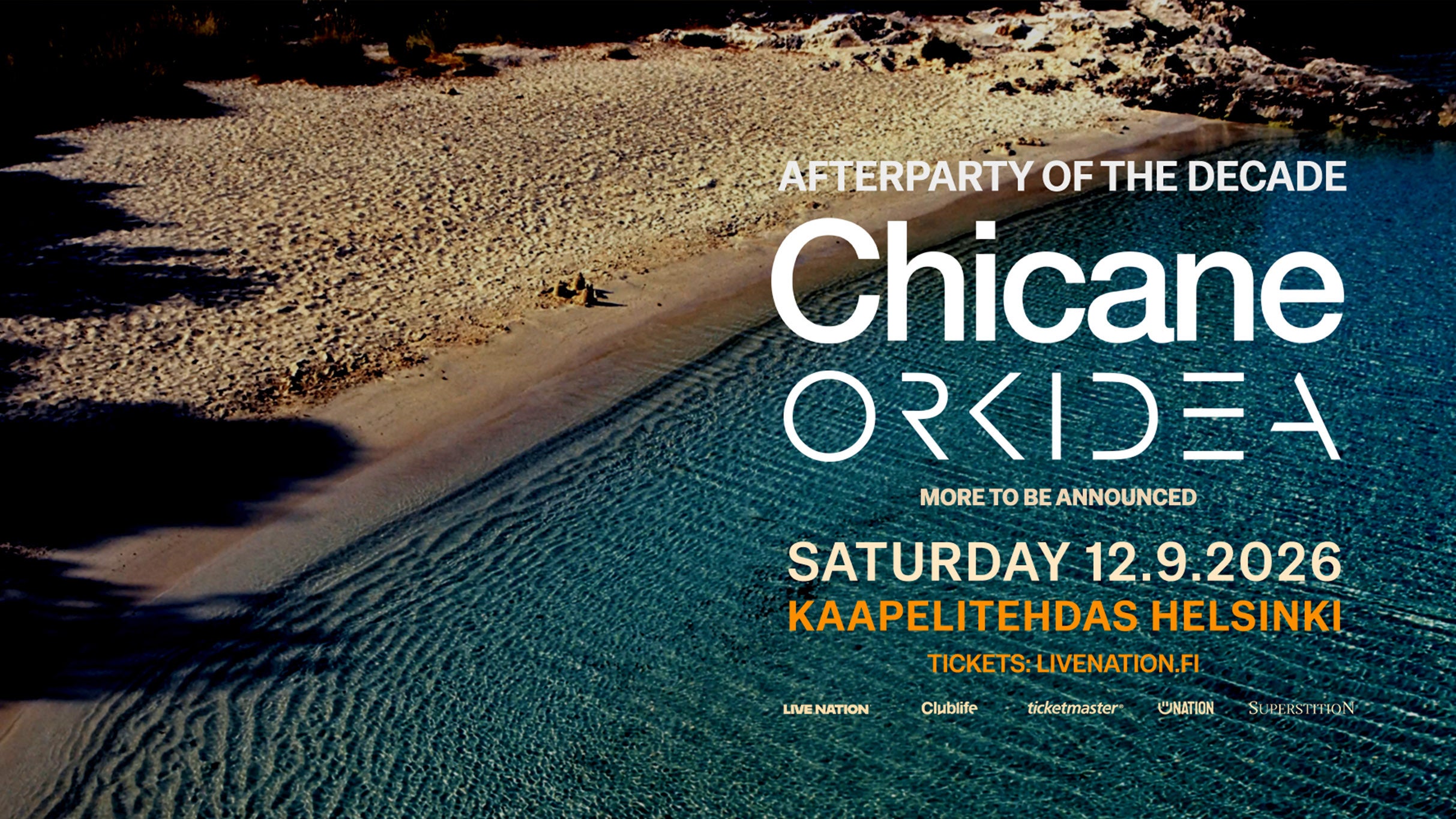 CHICANE (UK), ORKIDEA - FAITHLESS AFTERPARTY