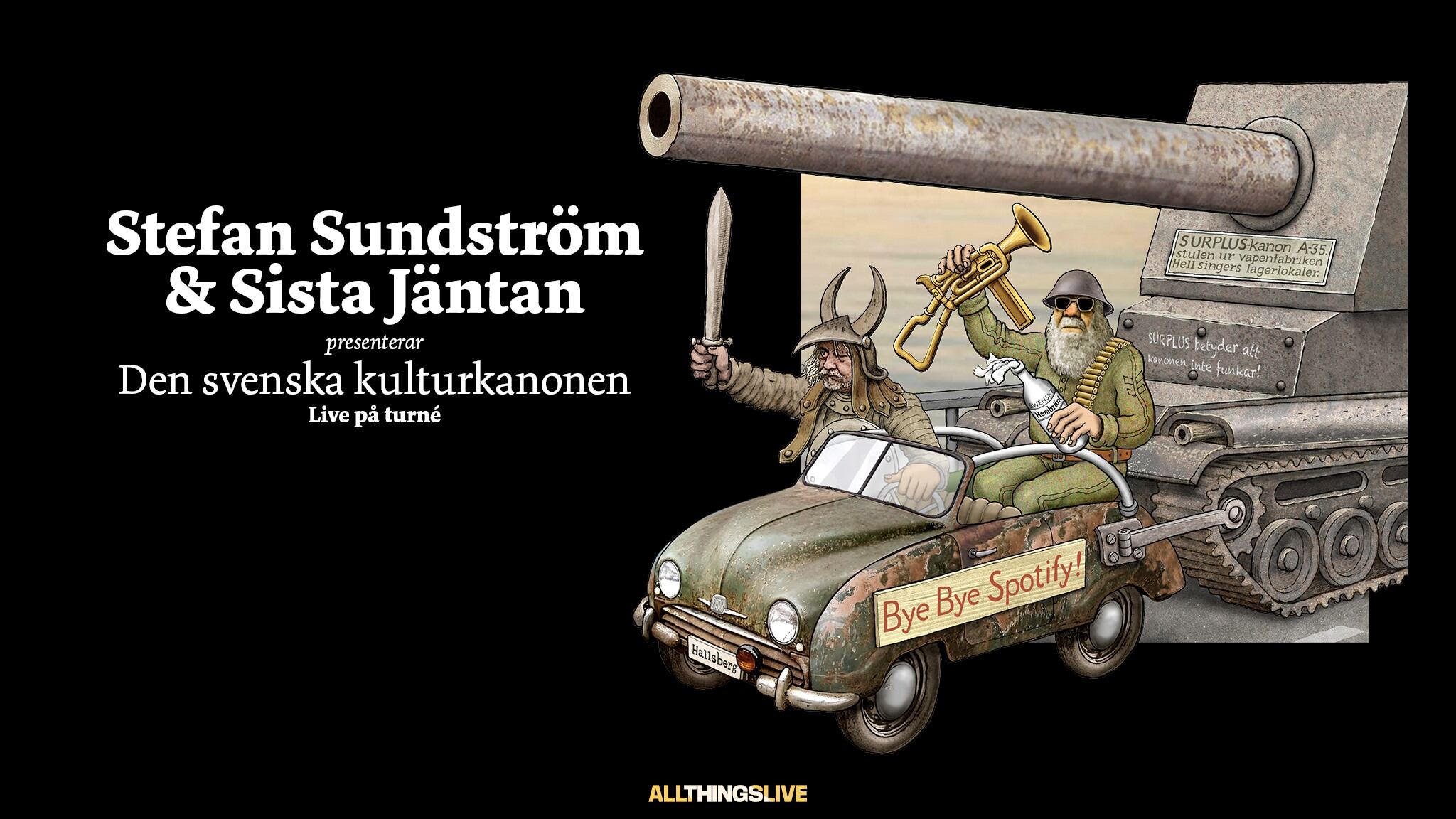 Den svenska kulturkanonen - Stefan Sundström & den sista jäntan - Conciertos en Gävle