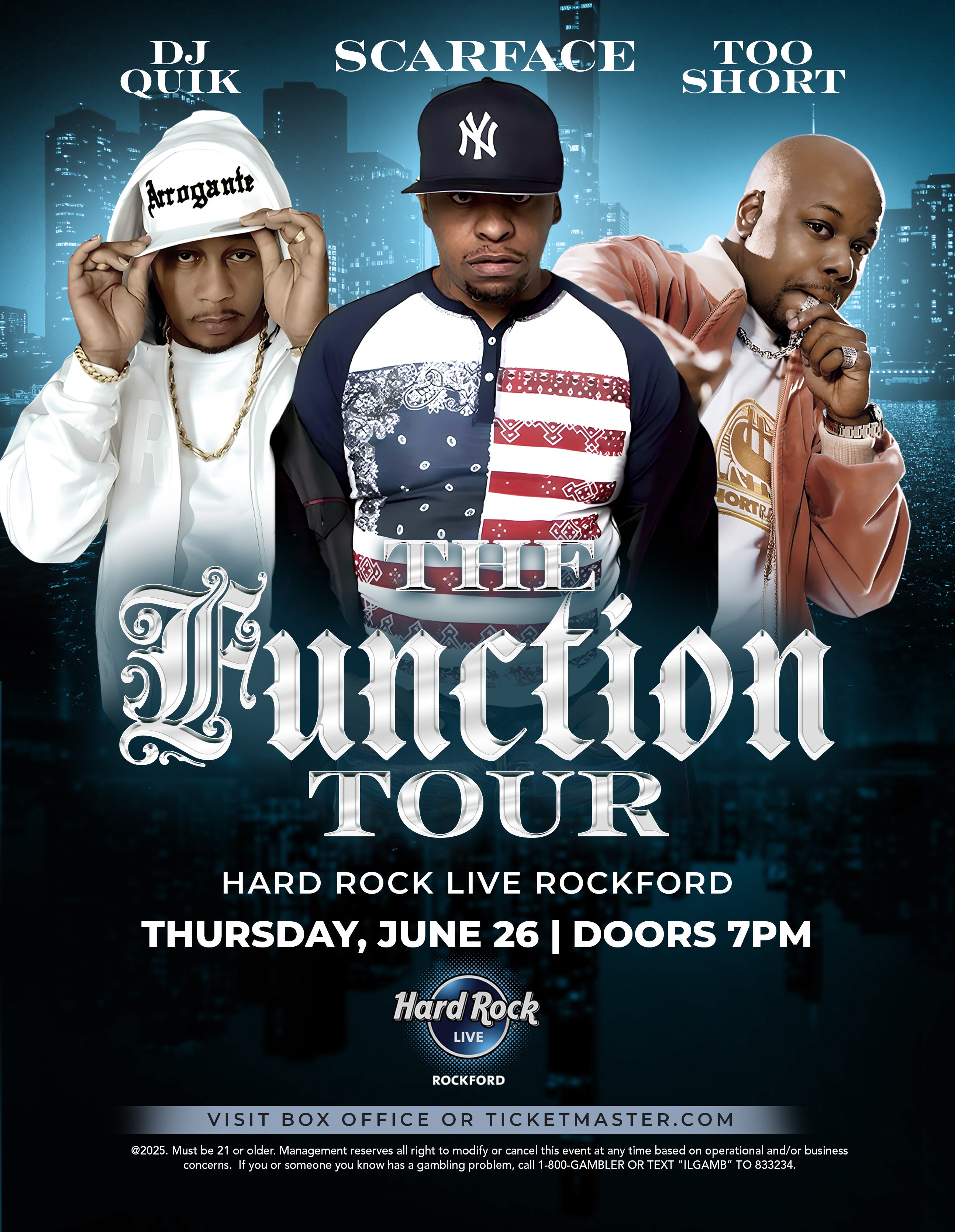 The Function Tour ft. Scarface, Too Short, & DJ Quik