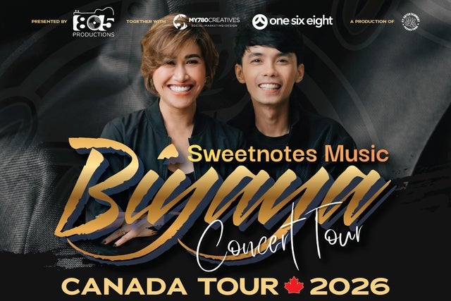 Presales to sweetnotes biyaya concert tour: members use these when buying pre-sale tickets