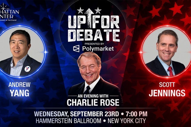 It's Up for Debate: Charlie Rose, Andrew Yang vs. Scott Jennings