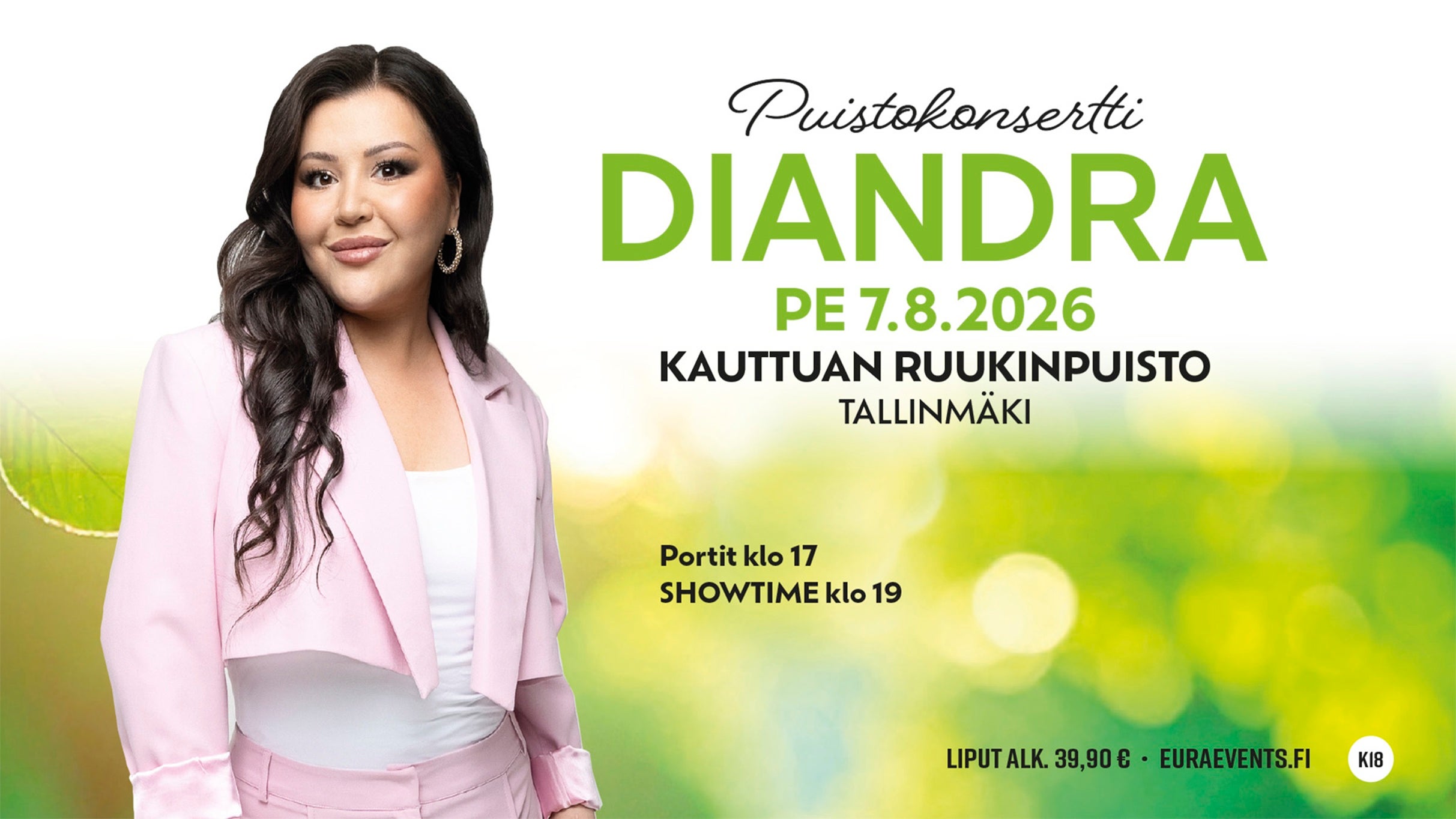 DIANDRA - PUISTOKONSERTTI KAUTTUAN RUUKINPUISTOSSA