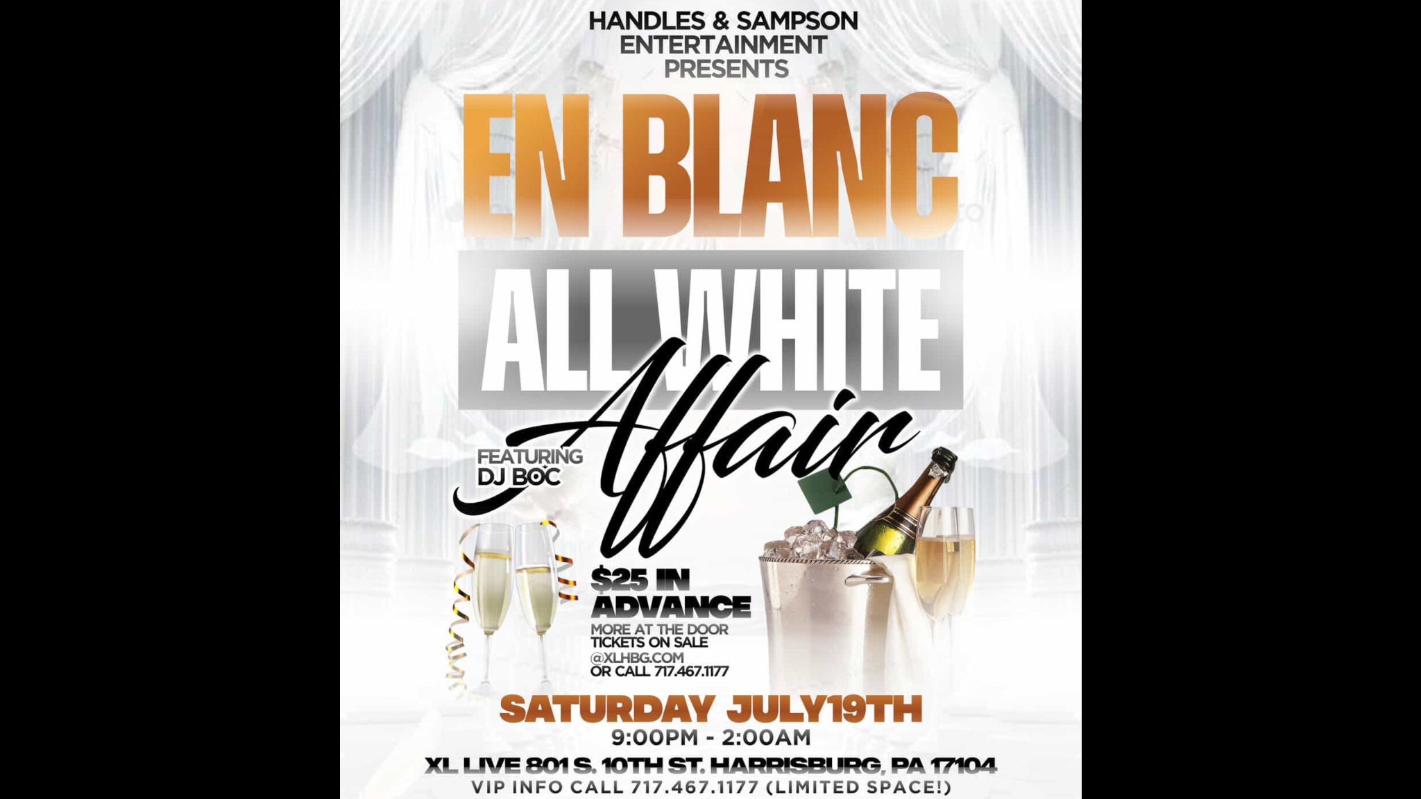 Handles & Samspon Present: All White Affair