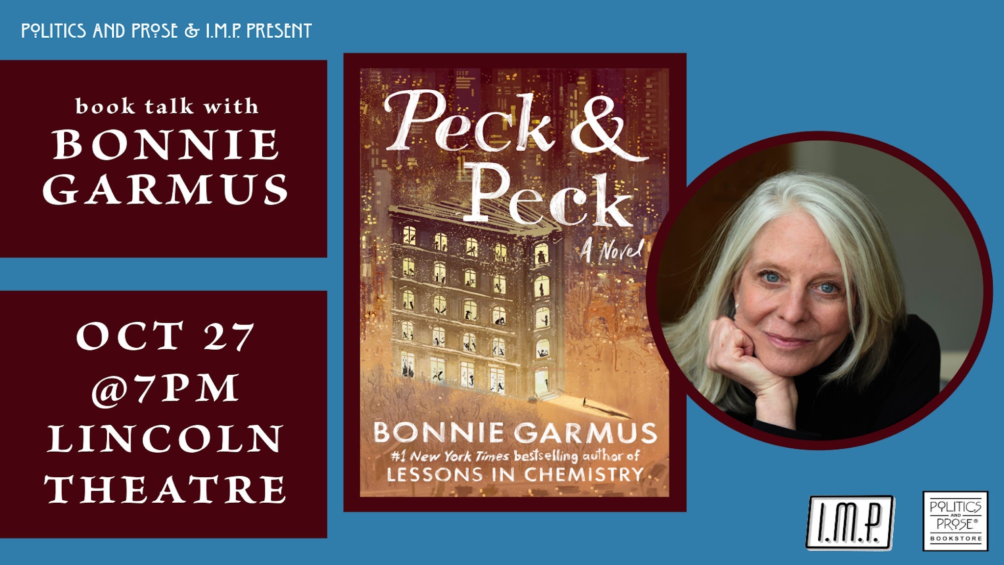 Bonnie Garmus: Peck & Peck