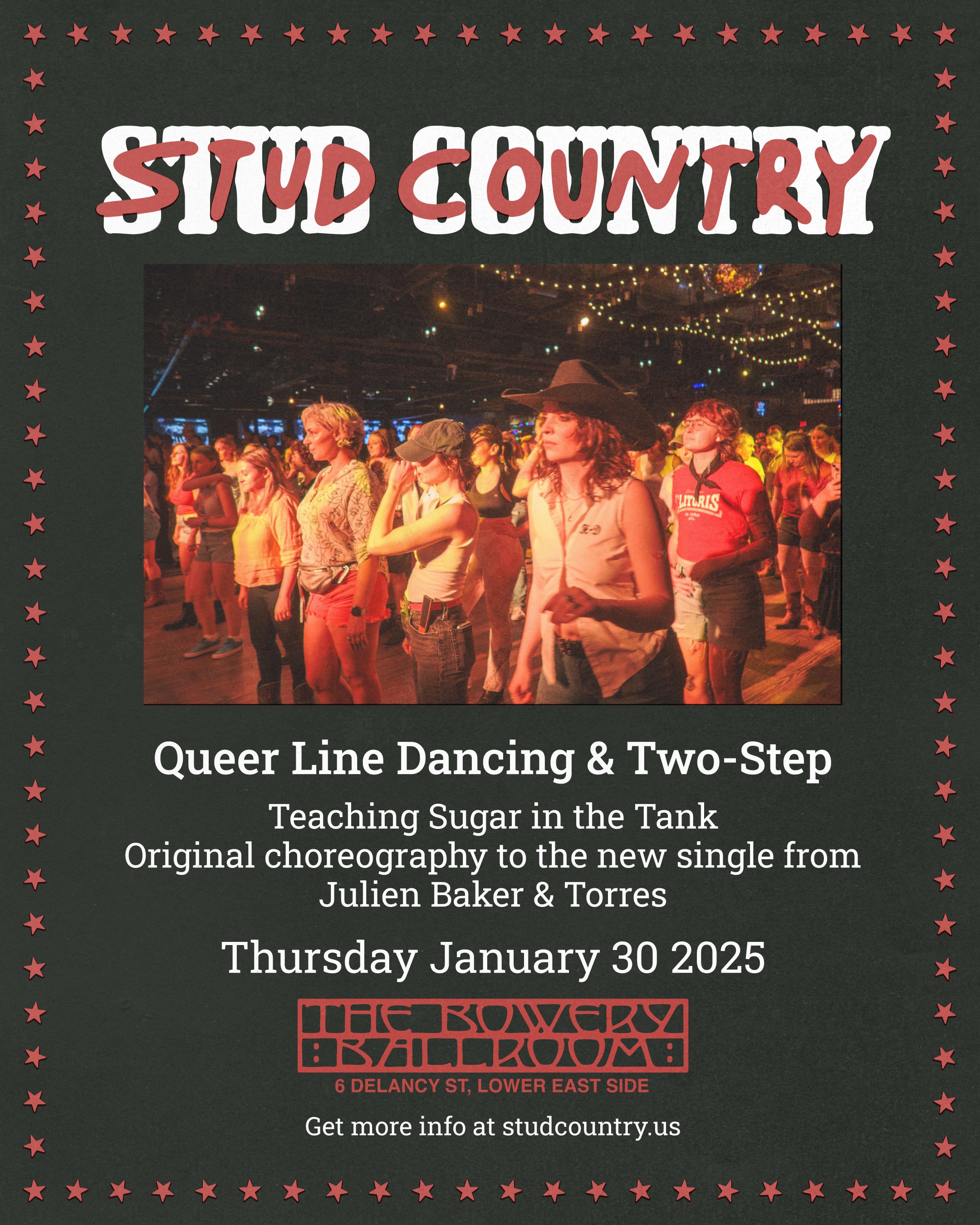 Stud Country: Queer Country Line Dancing and Two-Stepping at Bowery Ballroom – New York, NY