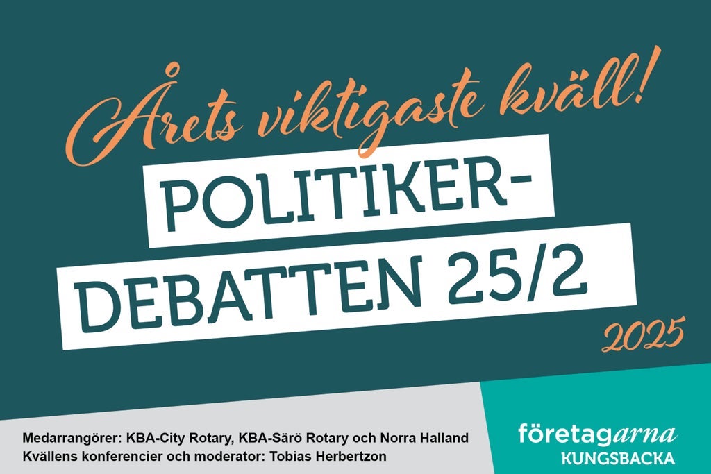 Politikerdebatt i Kungsbacka in France