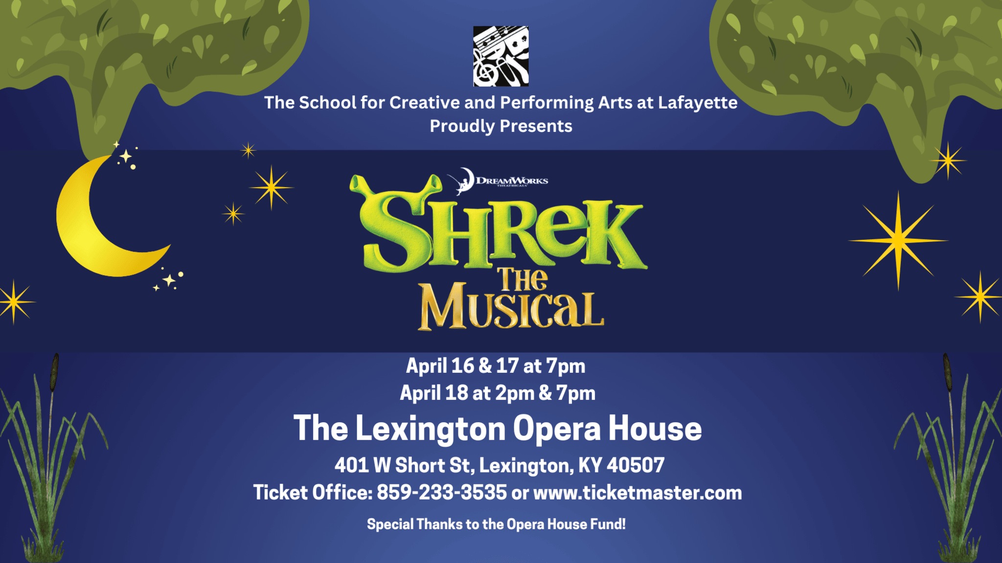 SCAPA Lafayette Presents Shrek the Musical