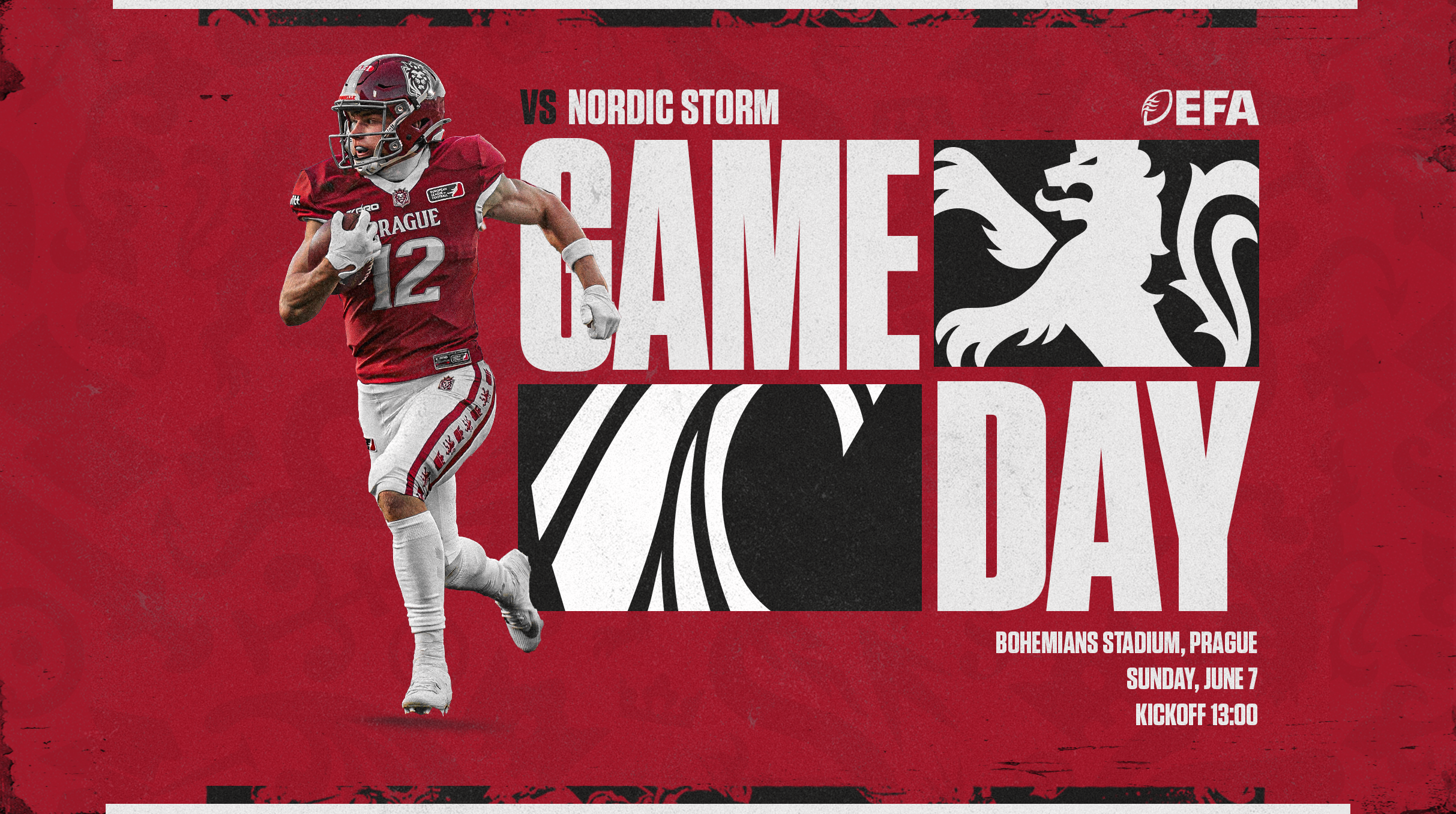 Prague Lions vs Nordic Storm – American Football & Fan Zone Game Day