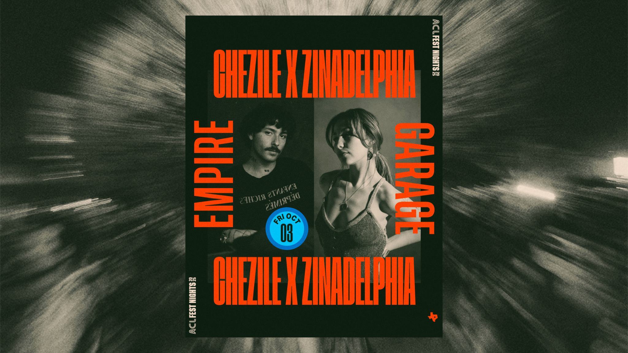 Official 2025 ACL Fest Nights: Chezile x Zinadelphia concert image