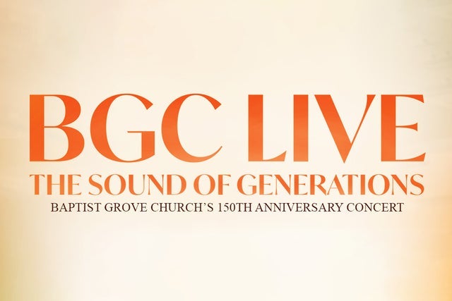 More Info for BGC LIVE: The Sound of Generations