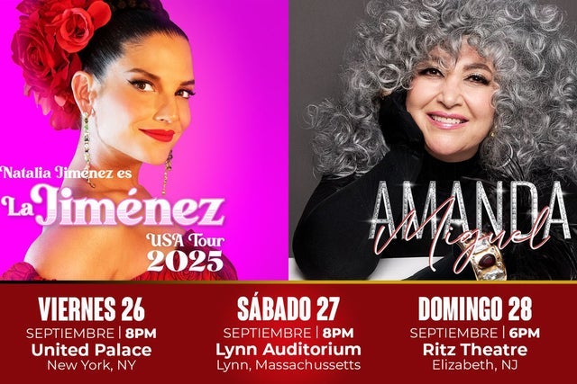 Natalia Jimenez y Amanda Miguel in Elizabeth: pre-sale passwords Natalia Jimenez y Amanda Miguel in Elizabeth promotional photo for Preferred Seating presale tickets offer