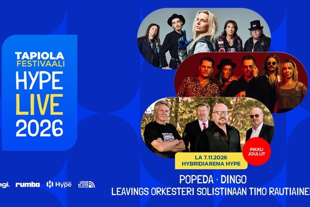 Pikkujoulut:Popeda+Dingo+Leavings Orkesteri Solistina Timo Rautiainen