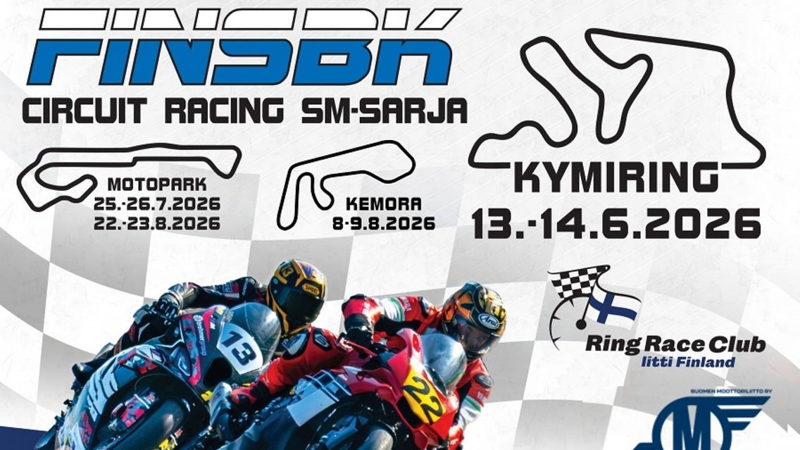 Finnish Superbike KymiRing 2026 - 2 PV Premium 13.-14.6.2026