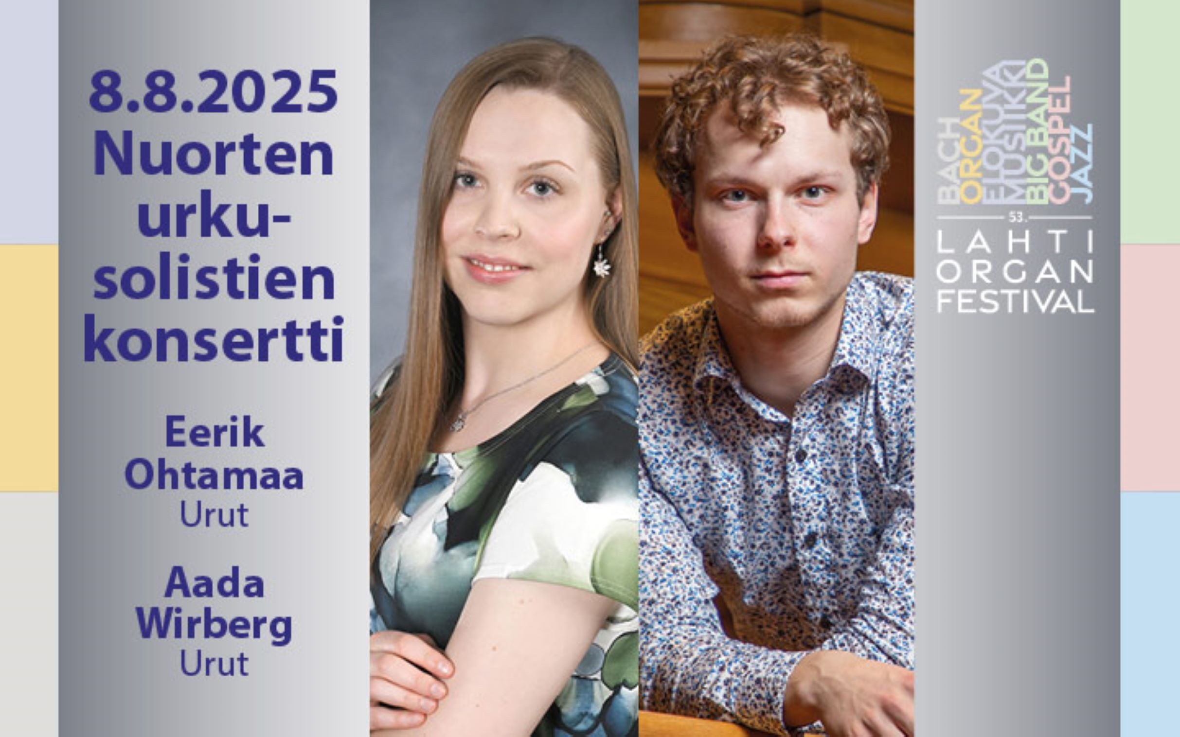 Nuorten urkusolistien konsertti – 2025-08-08