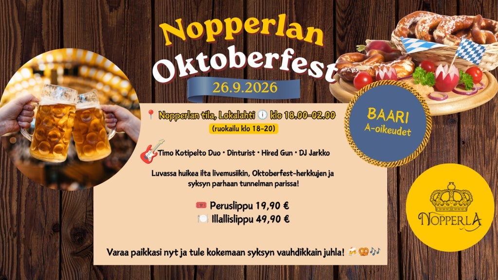 Nopperla Oktoberfest 2026