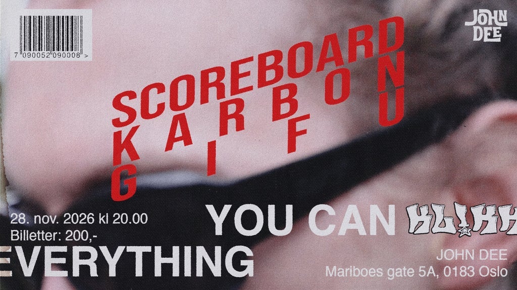Klikk TV presenterer: scoreboard – KARBON – GiFU