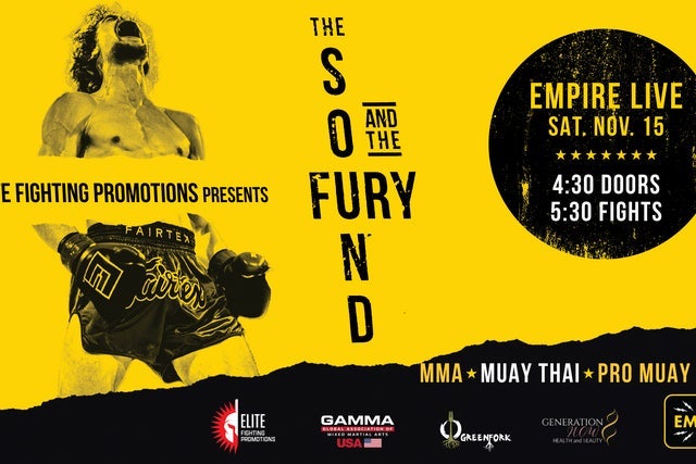 Presale codes for elite fighting promotions presents: the sound and the fury muay thai: members use these when buying pre-sale tickets