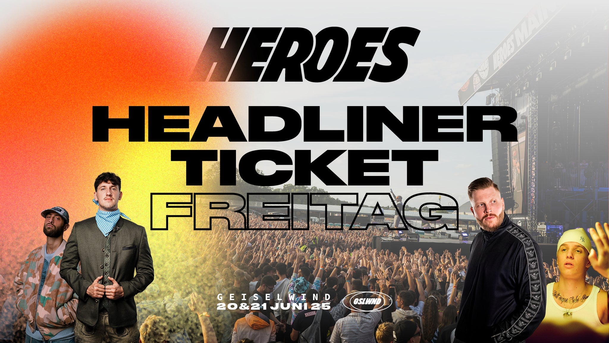 Headliner Ticket Freitag ($oho Bani, Nimo, Tream, Finch)