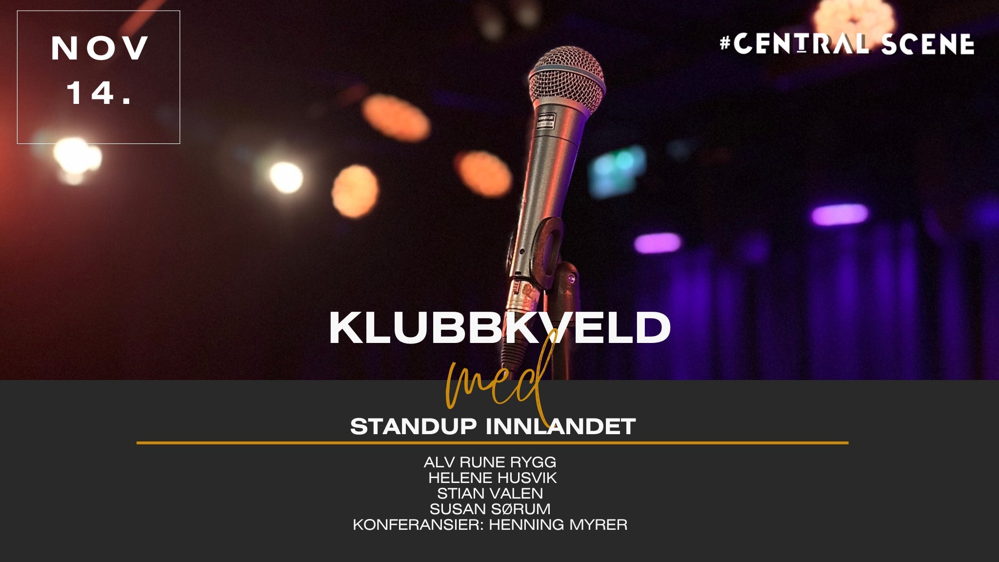 Klubbkveld med Standup Innlandet