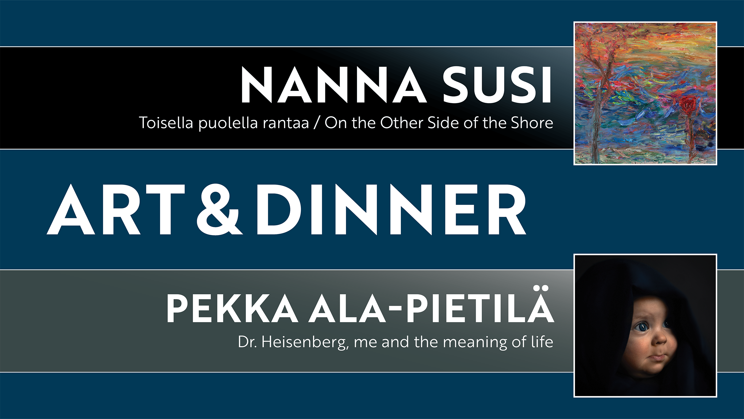 Meilahden Kartanon Taidehalli: Art & Dinner 20.11