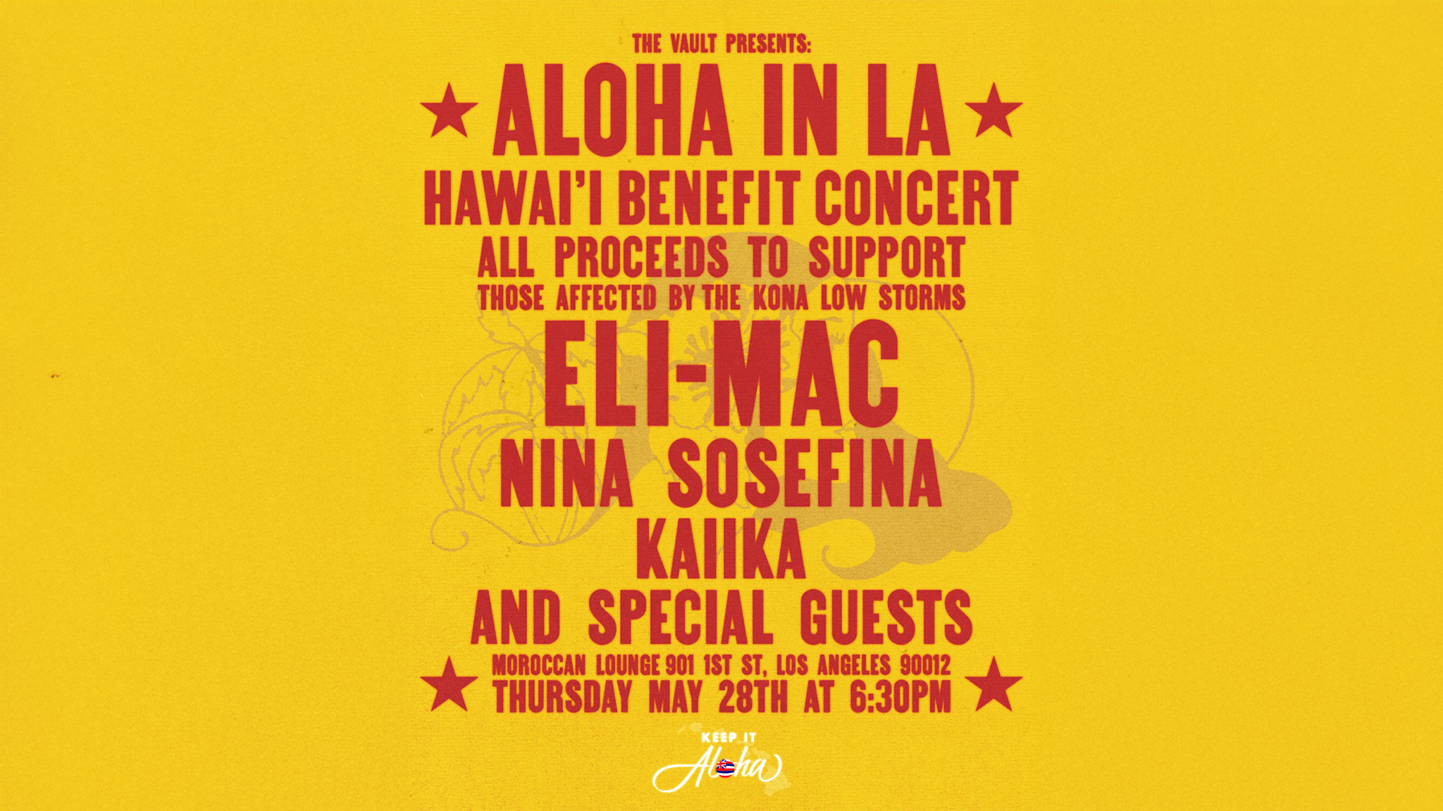 Aloha in LA: Hawai'i Benefit Concert ft. Eli-Mac, Nina Sosefina & more concert image