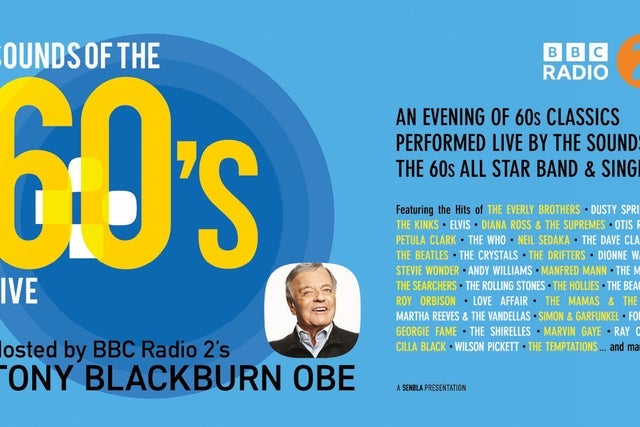 Sounds Of The 60s Live - Hosted By Tony Blackburn OBE in Sheffield promotional photo for Venue presale tickets offer