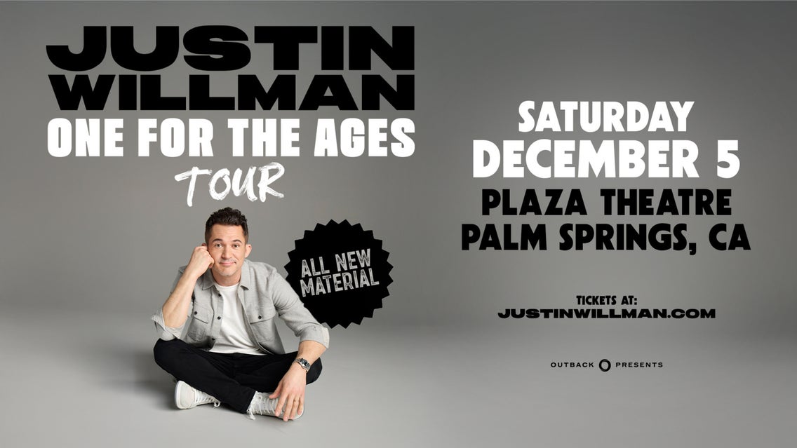 Poster for Justin Willman: One For The Ages Tour